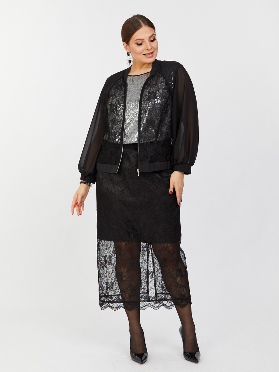 Бомбер 80314 + Юбка 40453