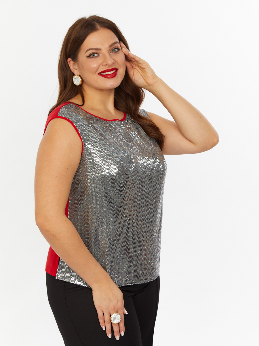 Твинсет 20315 (блузка + топ)