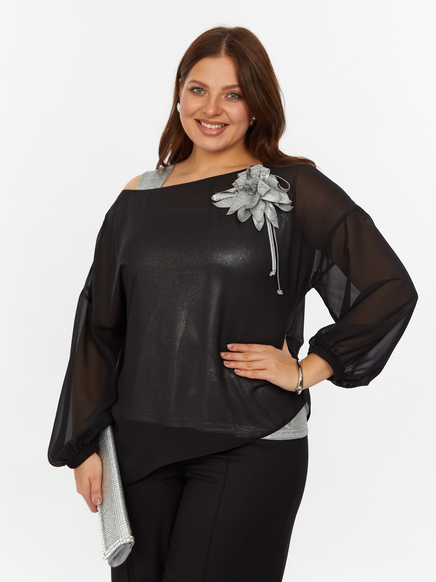 Твинсет 20354 (блузка + топ)