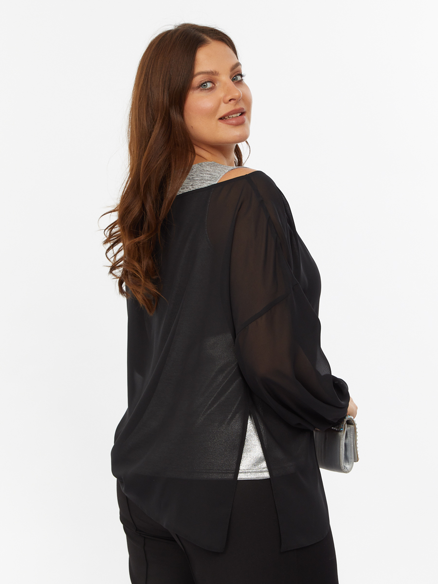 Твинсет 20354 (блузка + топ)