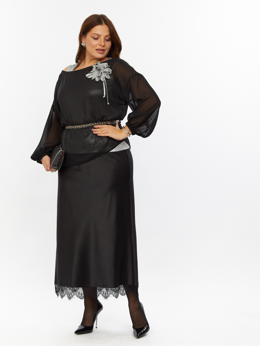 Твинсет 20354 (блузка + топ)