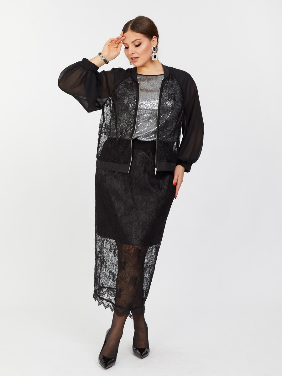 Бомбер 80314 + Юбка 40453